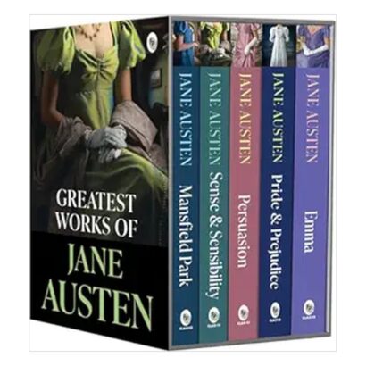 Greatest Works of Jane Austen (Set of 5 Books)